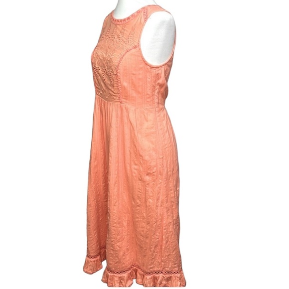 Sundance Relish The Day Melon Embroidered Dress - Picture 4 of 6